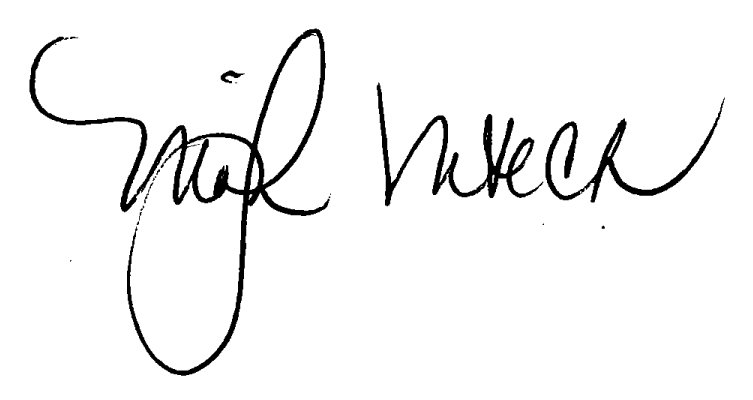 Marilyn's Signature Marilyn's Signature